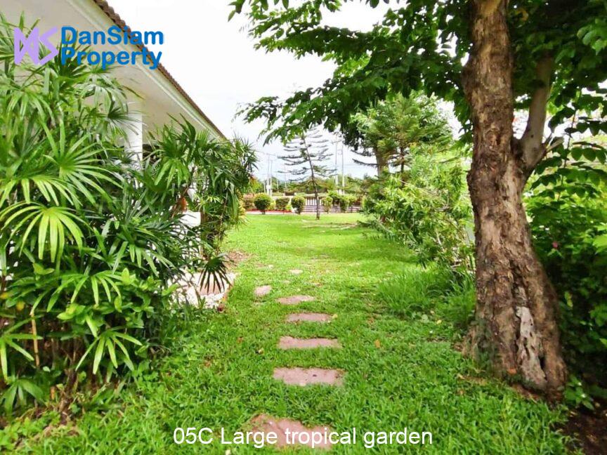 05C Large tropical garden