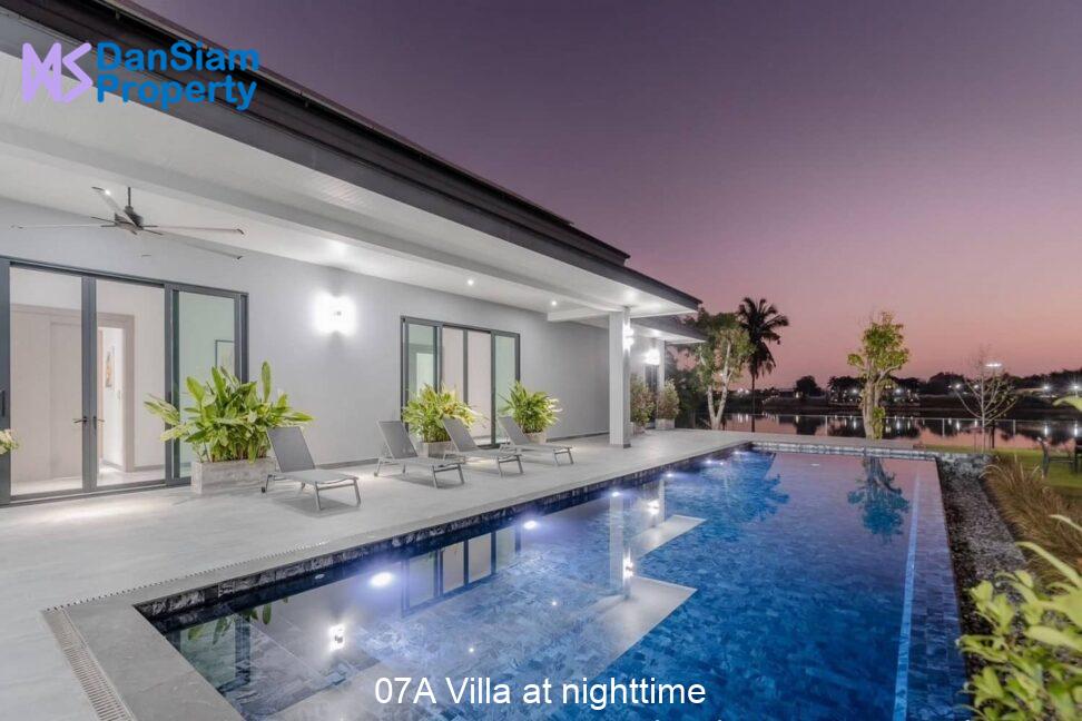 07A Villa at nighttime