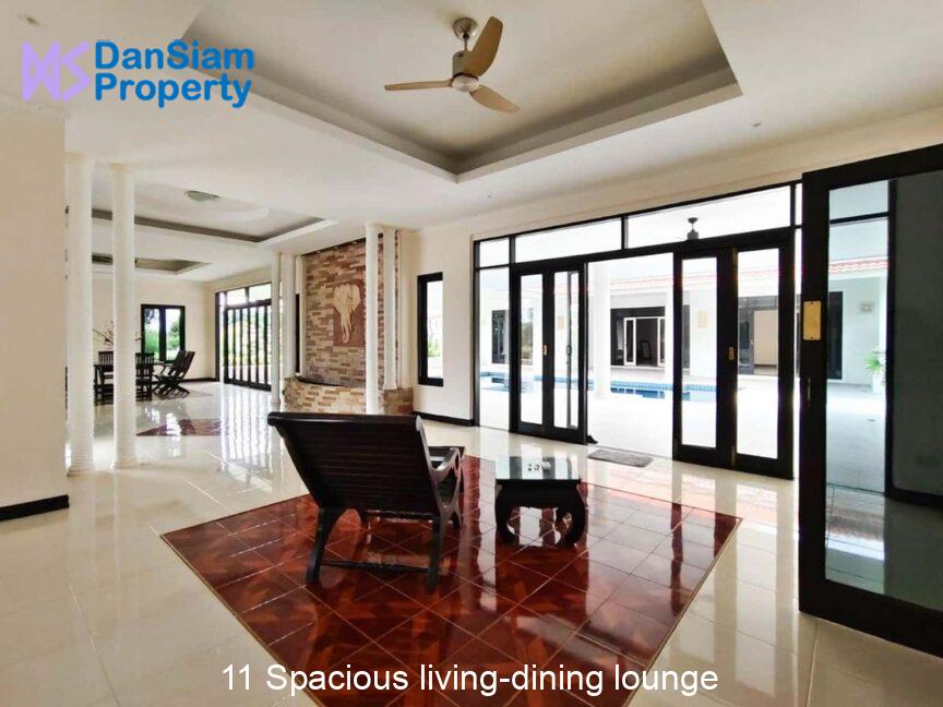 11 Spacious living-dining lounge