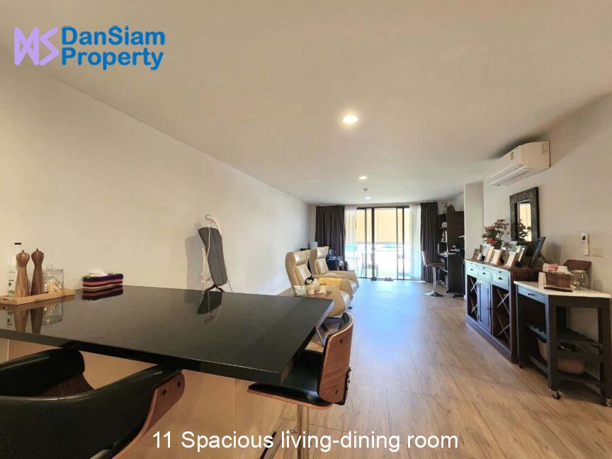 11 Spacious living-dining room