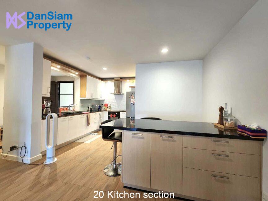 20 Kitchen section