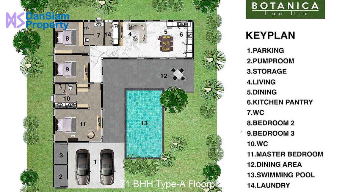 71 BHH Type-A Floorplan