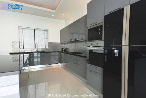 26 Fully fitted European style kitchen