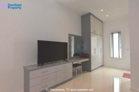 51 Wardrobes, TV and cosmetic set