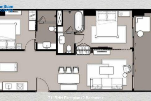 71 IRHH Floorplan (2 Bedroom)