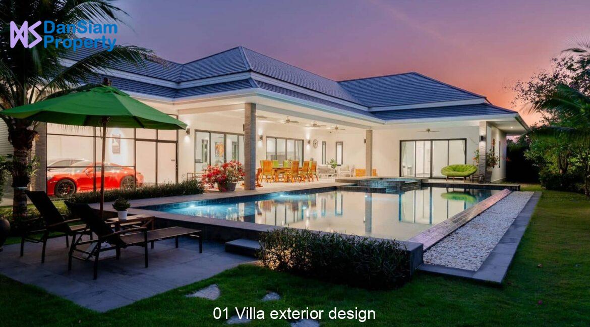 01 Villa exterior design
