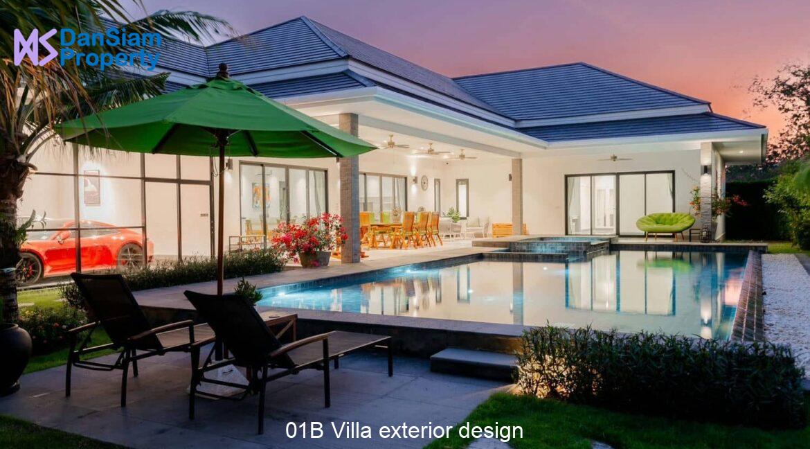 01B Villa exterior design