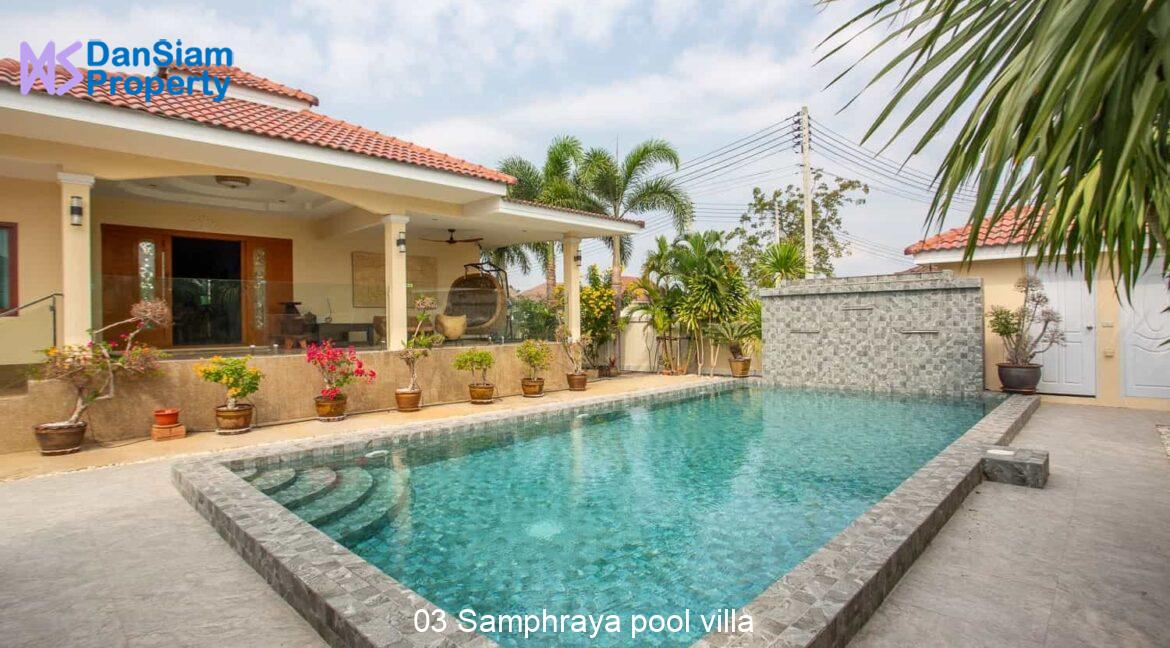 03 Samphraya pool villa