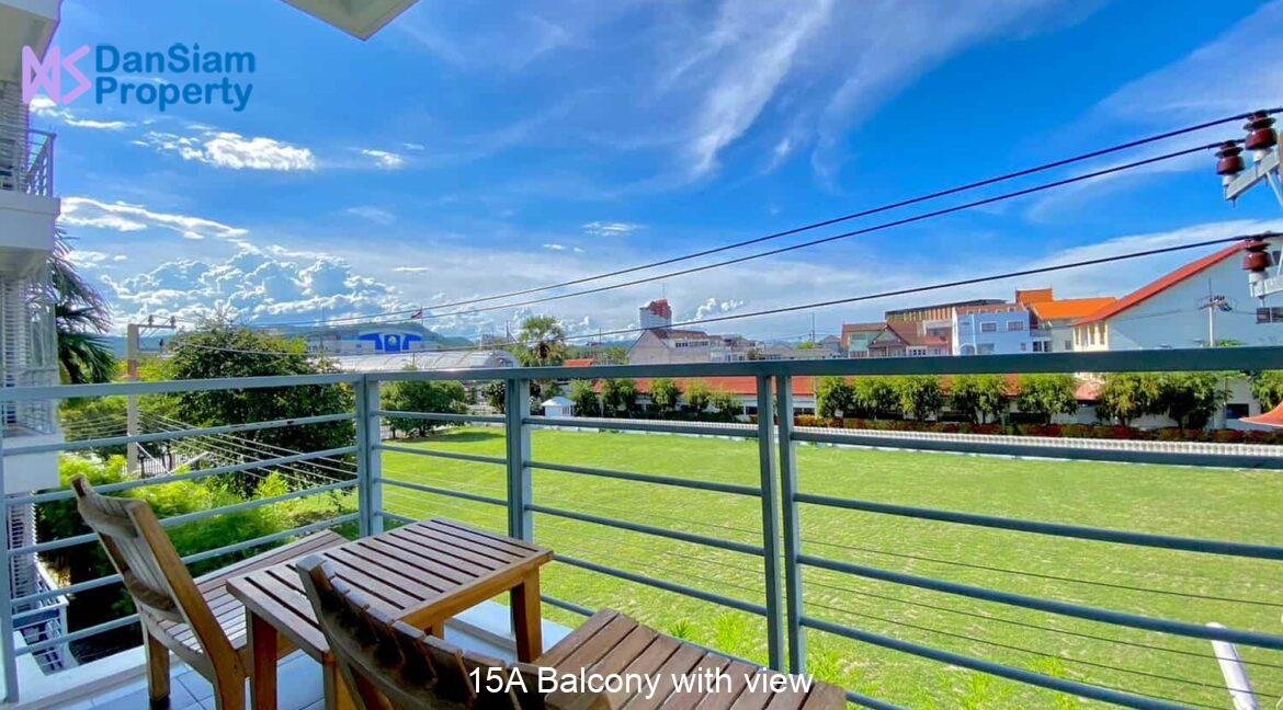 15A Balcony with view