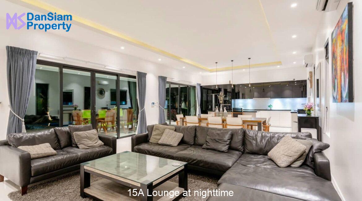 15A Lounge at nighttime