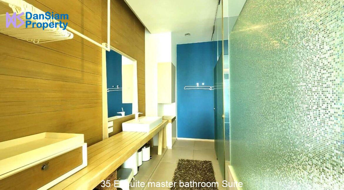 35 Ensuite master bathroom Suite