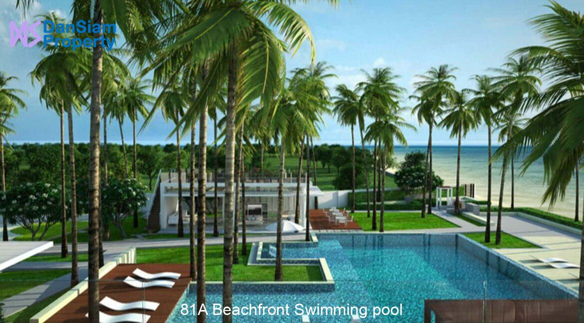 81A Beachfront Swimming pool