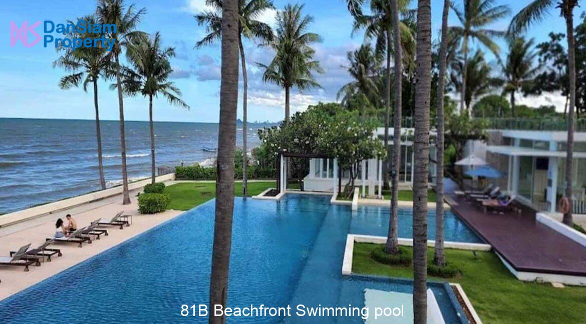 81B Beachfront Swimming pool