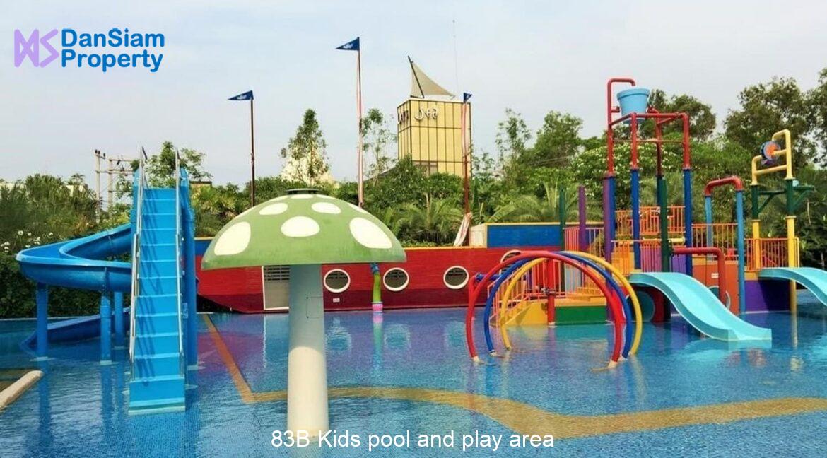 83B Kids pool and play area