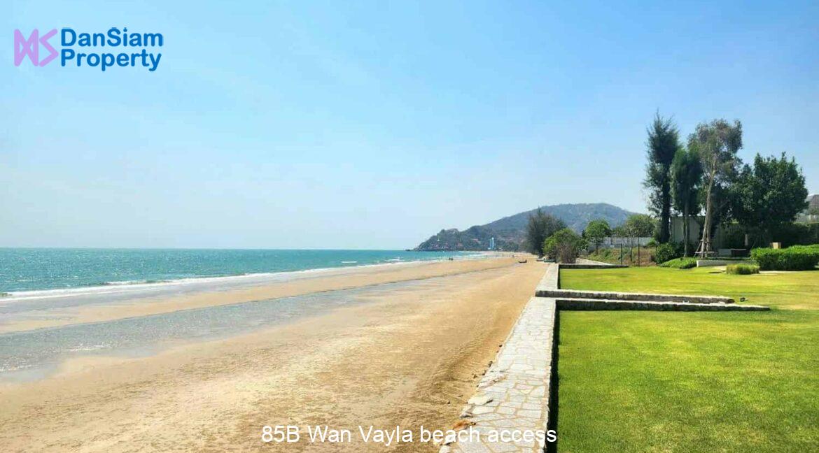 85B Wan Vayla beach access