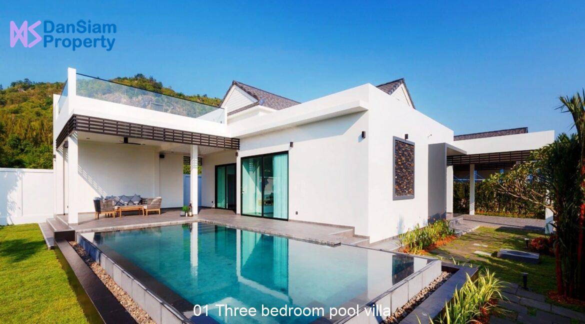 01 Three bedroom pool villa