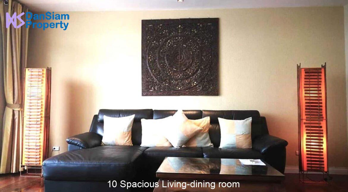 10 Spacious Living-dining room