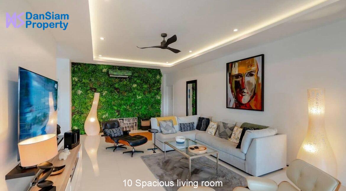 10 Spacious living room
