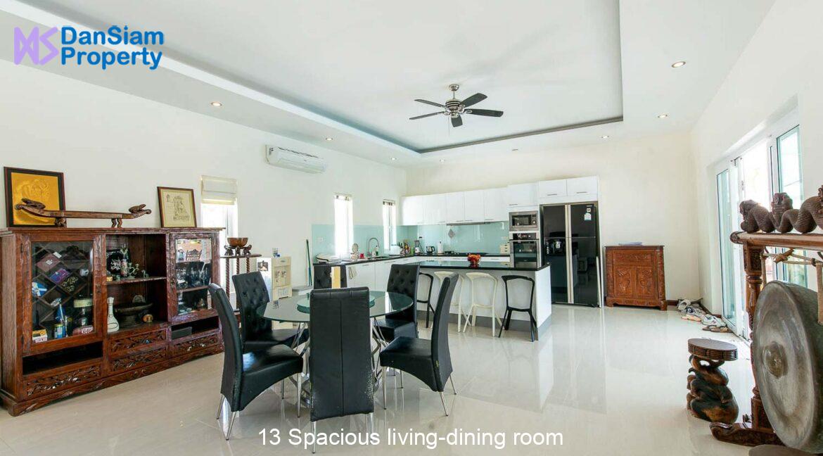 13 Spacious living-dining room