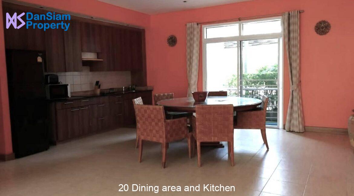 20 Dining area and Kitchen