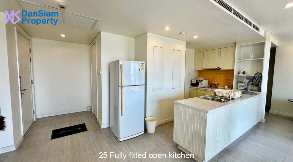 25 Fully fitted open kitchen