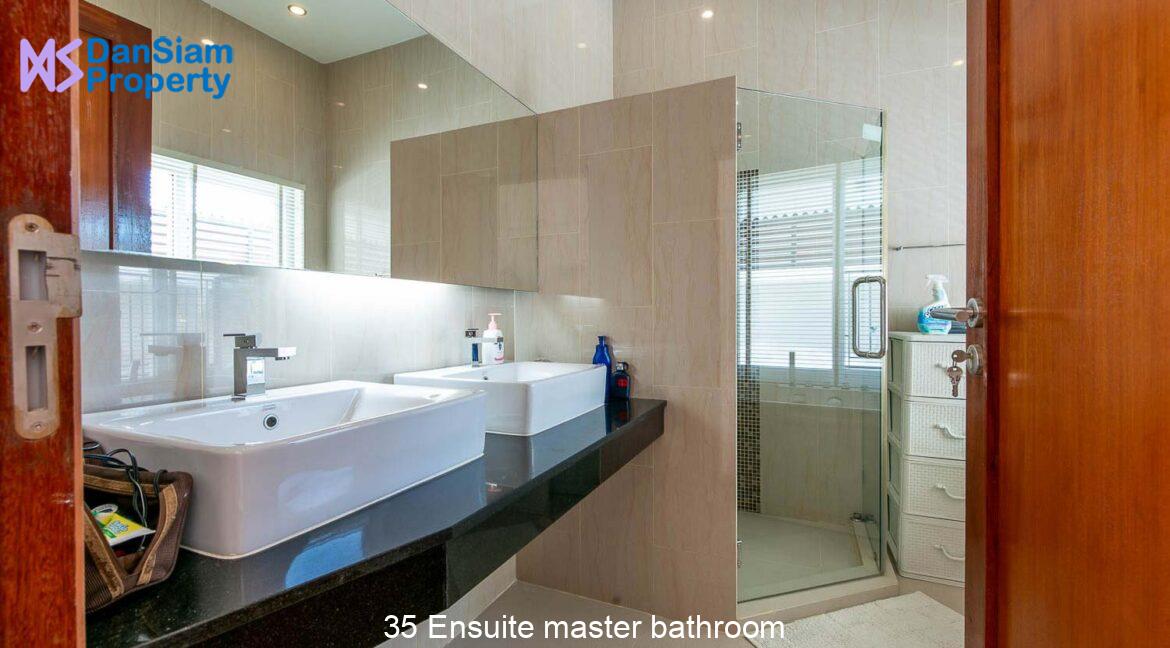 35 Ensuite master bathroom