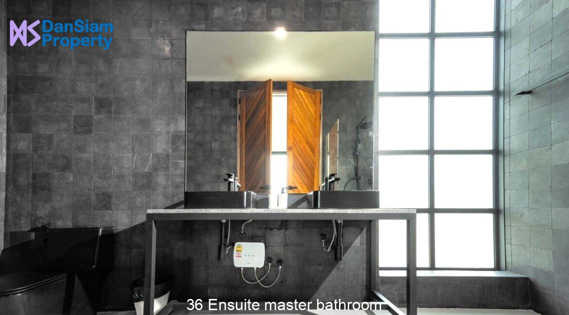 36 Ensuite master bathroom