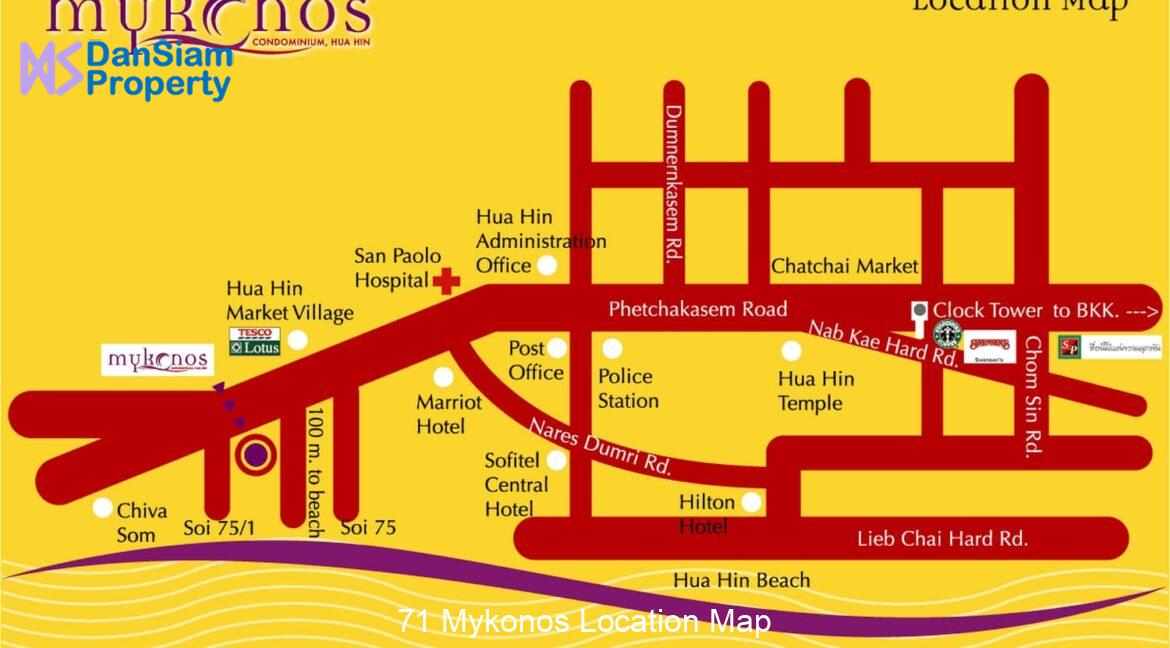 71 Mykonos Location Map