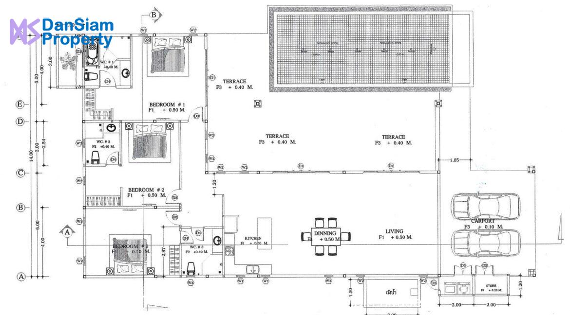 71 PV House#NN Foorplan (Main house)