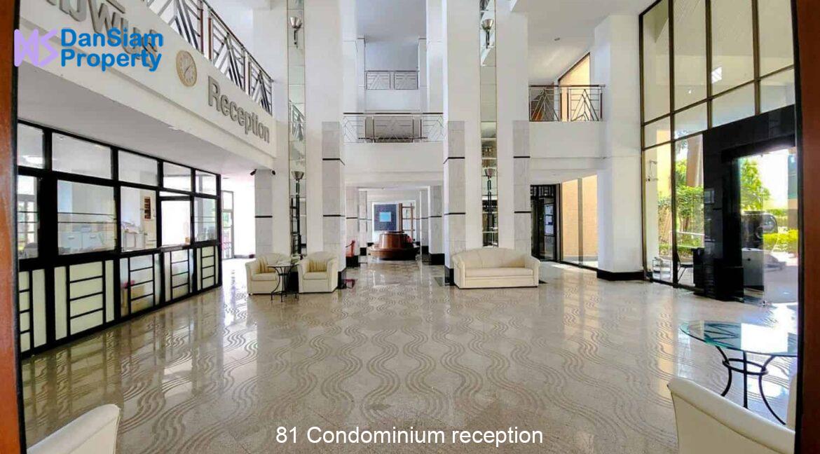 81 Condominium reception