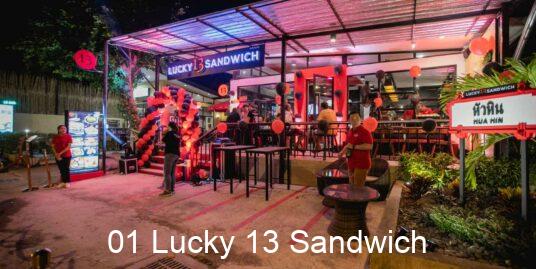 Lucky 13 Sandwich Restaurant at Hua Hin Soi94