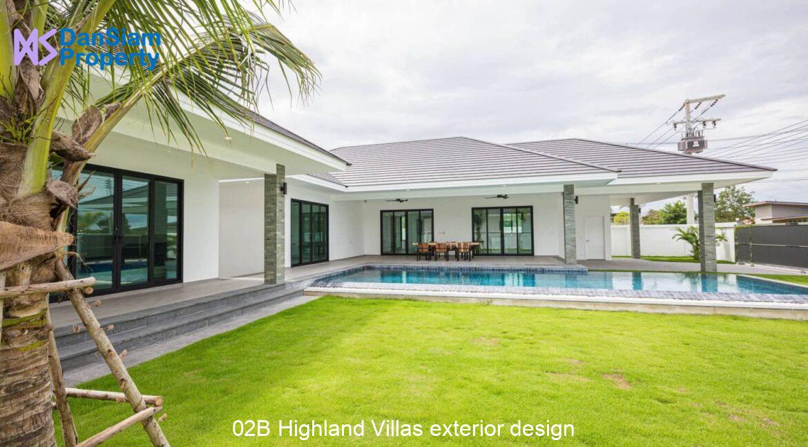 02B Highland Villas exterior design