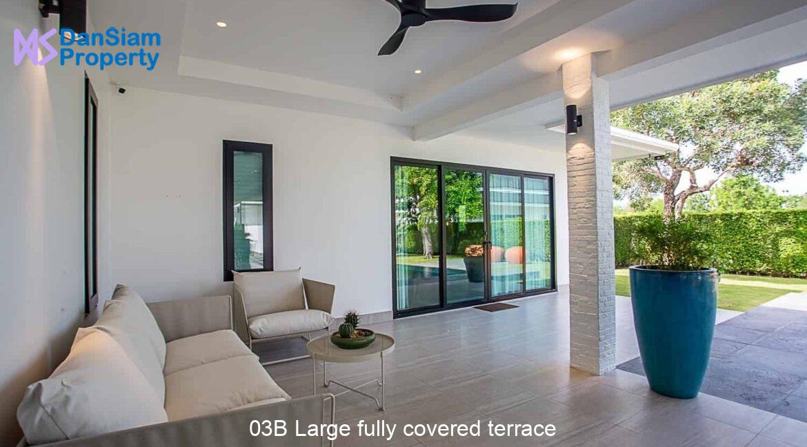 03B Large fully covered terrace