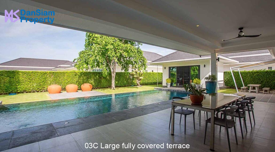 03C Large fully covered terrace