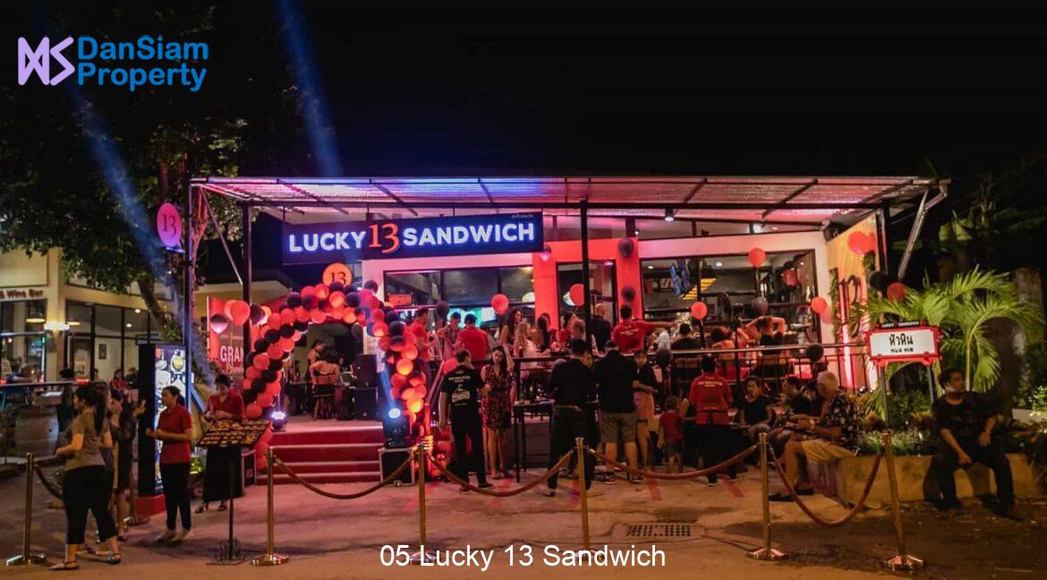 05 Lucky 13 Sandwich