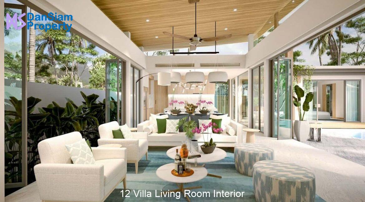 12 Villa Living Room Interior