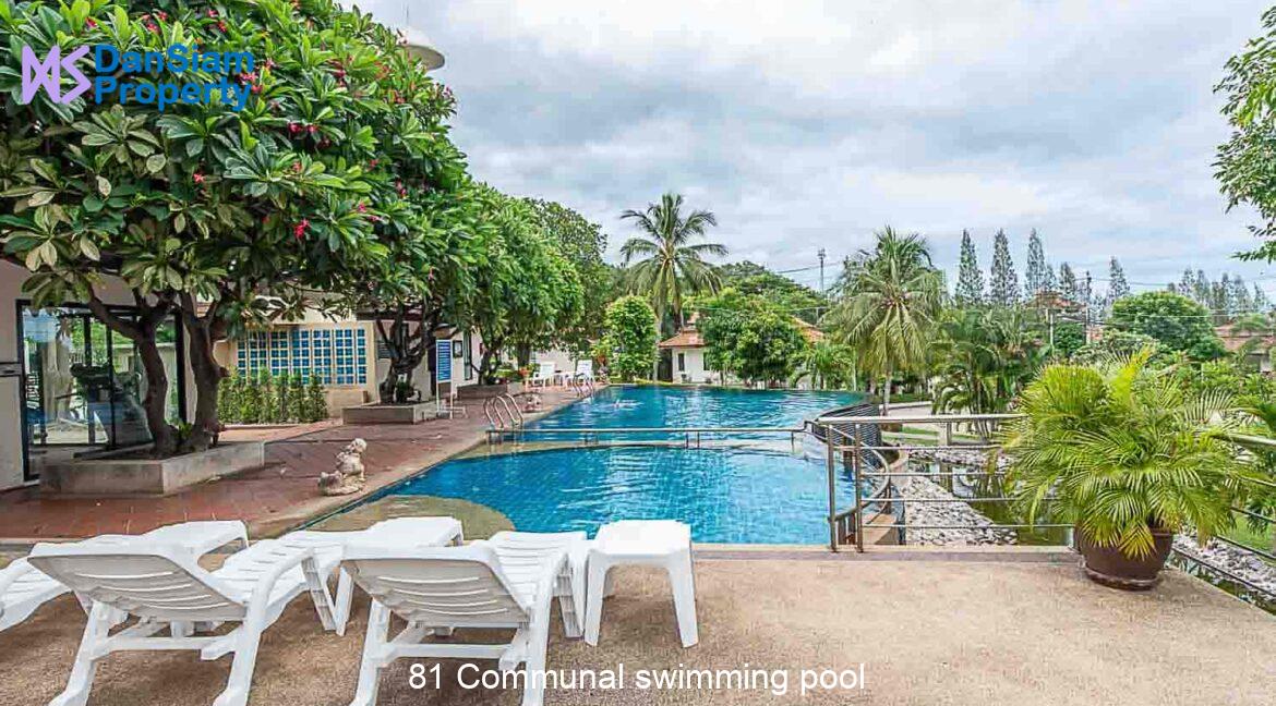 81 Communal swimming pool