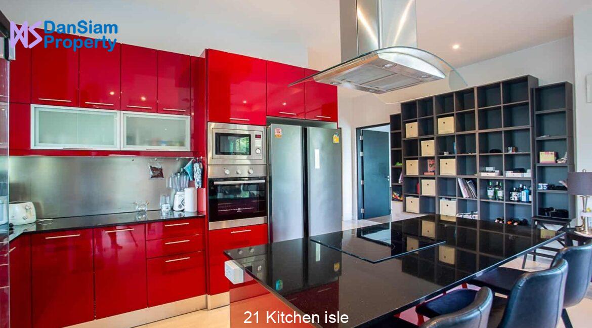 21 Kitchen isle
