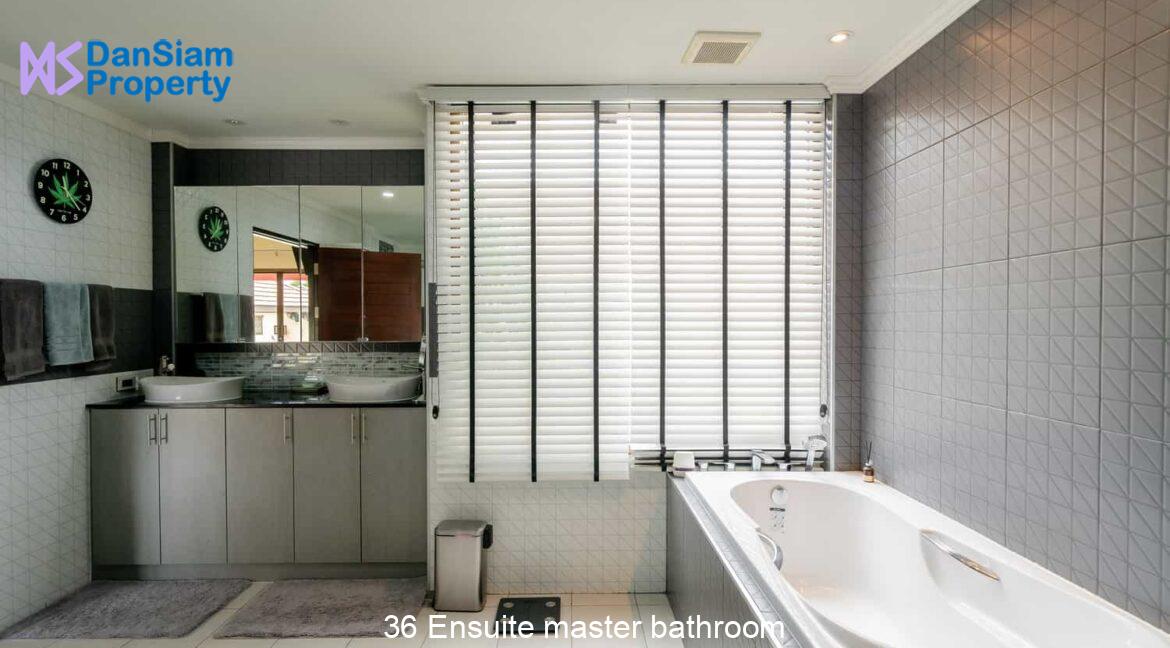 36 Ensuite master bathroom