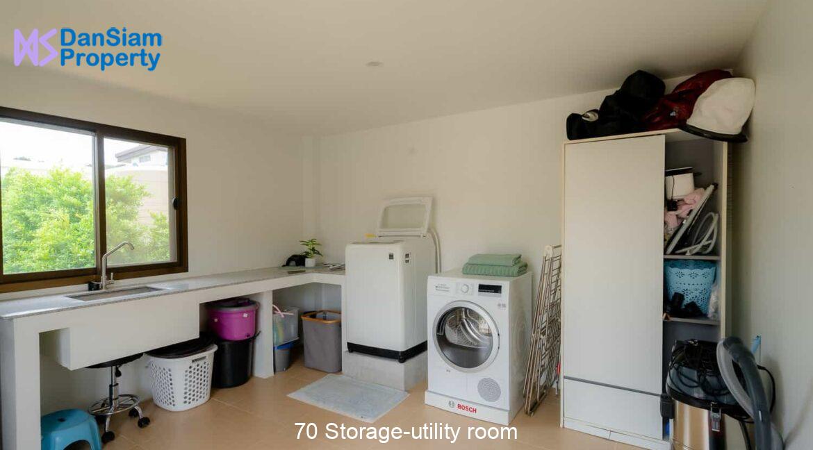 70 Storage-utility room