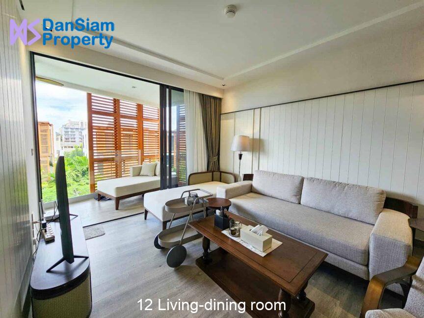 12 Living-dining room