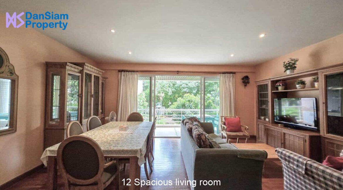 12 Spacious living room