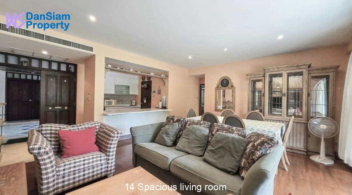 14 Spacious living room