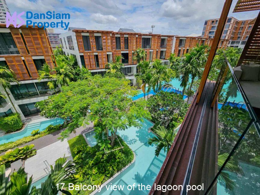 17 Balcony view of the lagoon pool