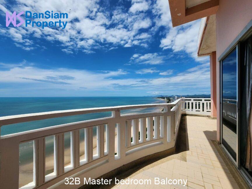 32B Master bedroom Balcony