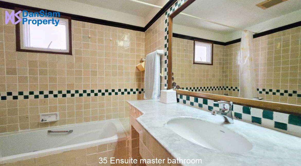 35 Ensuite master bathroom