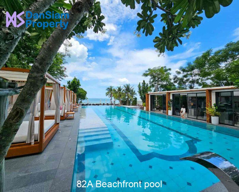 82A Beachfront pool