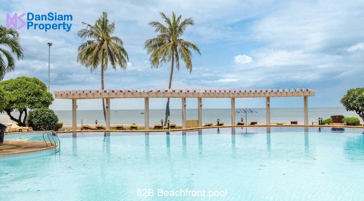 82B Beachfront pool