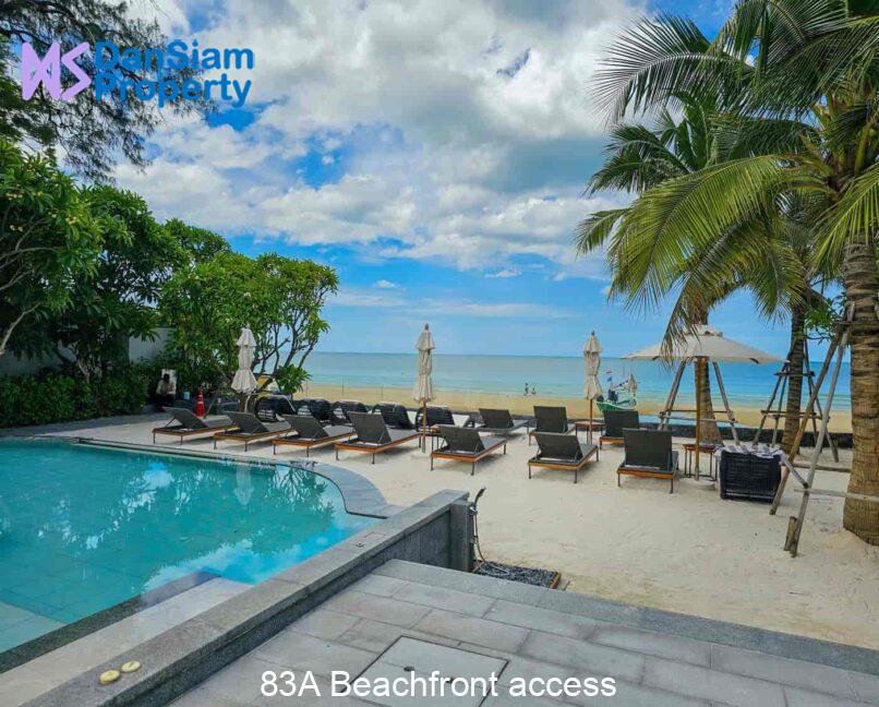 83A Beachfront access