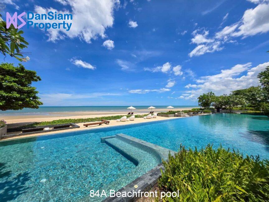 84A Beachfront pool